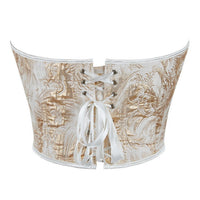 Strapless Printed Bustier Top for Women - Sexy Push-Up Shapewear