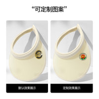 Women's Summer UV Protection Sun Visor Hat for Outdoor Cycling