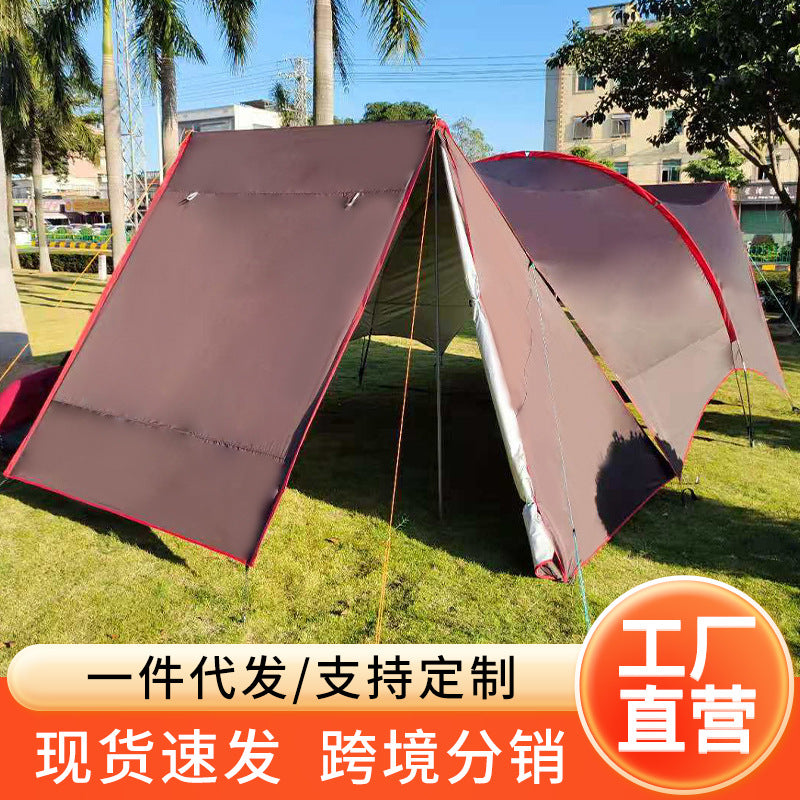 Outdoor Waterproof Sunshade Tarp for Beach Camping and Events