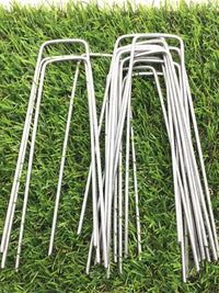 Galvanized U-Shaped Garden Staples for Weed Barrier Fabric and Netting
