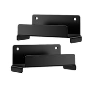 Heavy-Duty Steel Wall Mount Ladder Storage Hooks for Garage, A-Frame Ladders, Folding Chairs, and Outdoor Carts