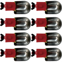 Stainless Steel Automatic Poultry Waterer for Chickens, Ducks, Quails