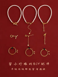 DIY Jewelry Making Kit with Steel Wire for Pearl Necklaces and Bracelets