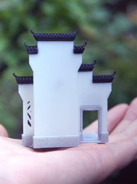 Chinese Huizhou Style Horse Head Wall Ornament for Aquariums & Terrariums