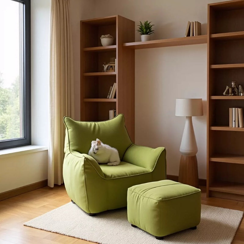 Oversized Soft Devil Bean Bag Chair for Bedroom Balcony, Fabric Lazy Sofa Tatami