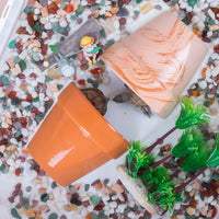 Natural Terracotta Hideaway for Turtles and Reptiles, Aquarium Decoration