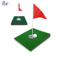 PGK Golf Putting Green Mat Portable Slope Trainer with Hole Cup