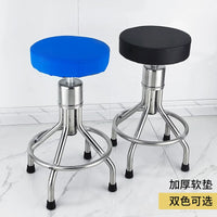 Stainless Steel Medical Stool with Thickened Screw Lift, PU or Padded Seat