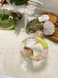 Miniature Inflatable Turtle Swimming Ring Aquarium Decoration Toy