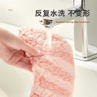 Luxury Striped Plush Toilet Seat Cushion Pads (2 Pairs) for Autumn/Winter
