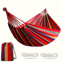 2025 New Portable Hammock with Tree Straps, Durable Outdoor Garden Hammock for Camping and Relaxation