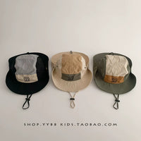 Kids Outdoor Sun Protection Hat Wide Brim Quick Dry for Camping & Travel