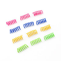 Cat Spring Toy Set - 4 Pack Colorful Interactive Pet Play Coils for Boredom Relief