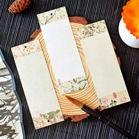 Chinese Style Blank Calligraphy Bookmarks for DIY Writing and Painting, 40-Pack