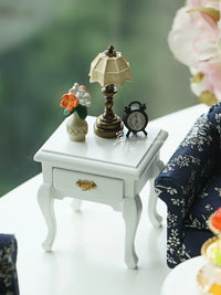 Miniature 1:12 Dollhouse Bread Coffee Cup Lamp Toy Model for Desktop Decor