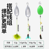 Lure Casting Aid Floater/Sinker Set for Micro Lures, Spoons, and Fly Hooks