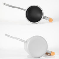 Stainless Steel Watering Can with Wooden Handle, Long Spout for Indoor Plants and Garden