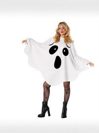 Women's White Bat Costume for Halloween Cosplay Party