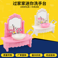 Miniature Dollhouse Bathroom Sink Model Toy