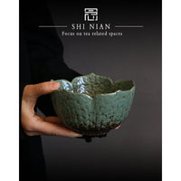 Ceramic Tea Wash Basin Water Bowl for Tea Ceremony Waste Water and Fruit Peels