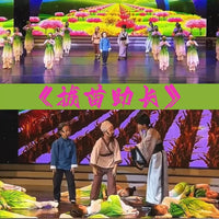 Children's Farmer, Old Woman, or Scholar Costume for Stage Performance