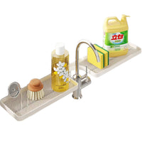 Bathroom Vanity Shelf with Faucet Wall Mount for Washbasin Storage