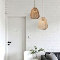 Bohemian Macrame Woven Lampshade for Indoor Decor