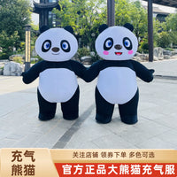 Inflatable Panda Mascot Costume for Adults - Walking Performance & Event Prop