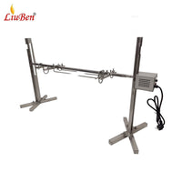 Automatic Rotating Stainless Steel BBQ Grill for Whole Lamb Pig Roast Outdoor Patio