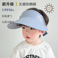 Kids' Summer UV Protection Sun Visor Hat with Wide Brim for Outdoor Sports