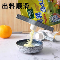Food Bag Sealing Clip with Pour Spout, Moisture-proof Storage Clip for Kitchen Seasoning & Food Preservation