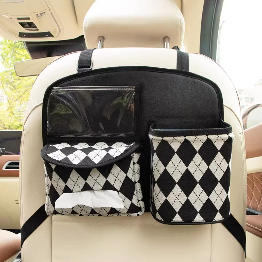 Car Backseat Organizer with Multiple Pockets for Storage and Tidiness