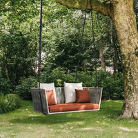 Outdoor Leisure Hanging Chair Swing for Balcony Courtyard Garden, Waterproof Sunscreen Bird's Nest Creative Lazy Chair