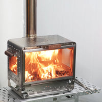 Portable Outdoor Wood Burning Stove for Camping, Heating, and Patio Use