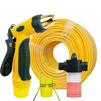 High-Pressure Car Wash Hose Nozzle Kit with Adjustable Spray for Garden and Cleaning