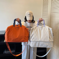 Expandable Gym Bag, Large Capacity Duffle Bag, Travel Duffel for Weekend Trip, Hospital Bag