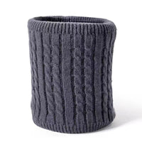 Winter Thickened Fleece Lined Neck Warmer for Men and Women, Korean Style Warm and Cold-Proof Neck Gaiter