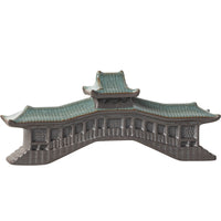 Chinese Covered Bridge Miniature Model for Micro Landscape Decor