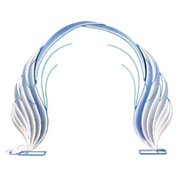 Wedding Arch Backdrop Metal Frame with LED Lights for Event Decoration