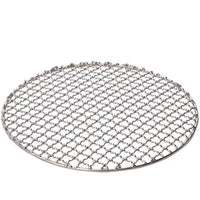 Korean Style 304 Stainless Steel Round BBQ Grill Grate for Outdoor Camping and Home Use