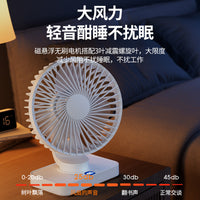 Portable USB Desk Fan with Strong Airflow for Office, Dorm, and Home Use