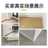 Self-Adhesive Corner Trim for Baseboards, Thickened Wall Corner Protector for Living Room and Bedroom Decoration