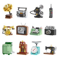 Building Blocks Retro Appliance Model Set - Educational Toy for Boys