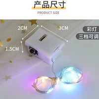 LED Fairy String Lights with 3-Mode Adjustment, Copper Wire Starry Lights for Indoor Decoration