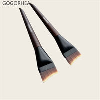 GOGORHEA Professional Crescent Foundation Brush Set - Seamless Application, Non-Absorbent Fibers