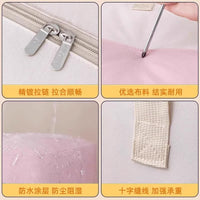 Cartoon Waterproof Storage Bag for Quilts and Clothes, Large Capacity Travel Handbag for Kids