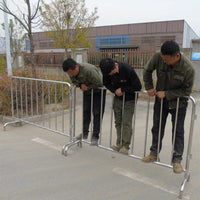 Outdoor Stainless Steel Crowd Control Barrier for Traffic, Events, and Safety