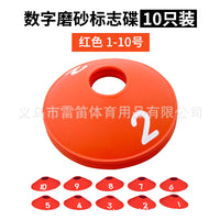 Agility Disc Cones for Soccer Basketball Training, Set of 10