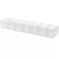 Portable Travel Pill Organizer with Detachable Compartments
