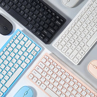 2.4G Wireless Keyboard and Mouse Combo Ultra-thin Silent for Business Office Laptop PC